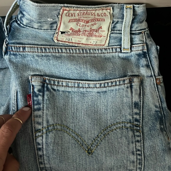 Levi's Denim - RARE!!!! White label Selvidge red tab Vintage Style 1950’s Levi’s!